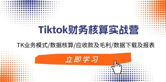 Tiktok财务核算实战营：TK业务模式/数据核算/应收款及毛利/数据下载及报表燚龙网创-网创项目资源站-副业项目-创业项目-网赚项目燚龙网创