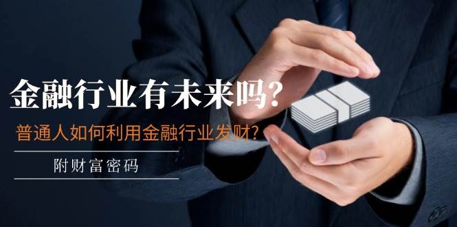 某付费文章：金融行业有未来吗？普通人如何利用金融行业发财?(附财富密码)燚龙网创-网创项目资源站-副业项目-创业项目-网赚项目燚龙网创