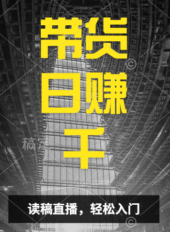 视频号技术直播带货， 会读稿就行，小白日入1000+燚龙网创-网创项目资源站-副业项目-创业项目-网赚项目燚龙网创