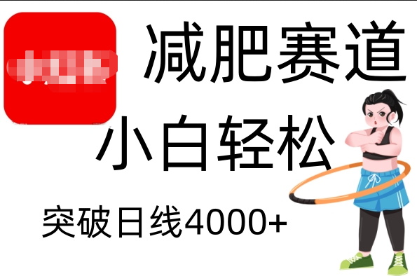 小红书减肥赛道，小白轻松日利润4000+燚龙网创-网创项目资源站-副业项目-创业项目-网赚项目燚龙网创